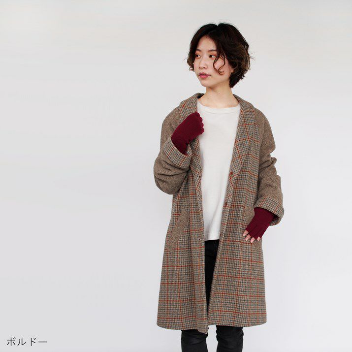 タグ付き 新品 ミナペルホネン カシミヤ100% 手袋 グローブ ライトグレー カシミヤ100％フィンガーレスグローブ | Milestone公式