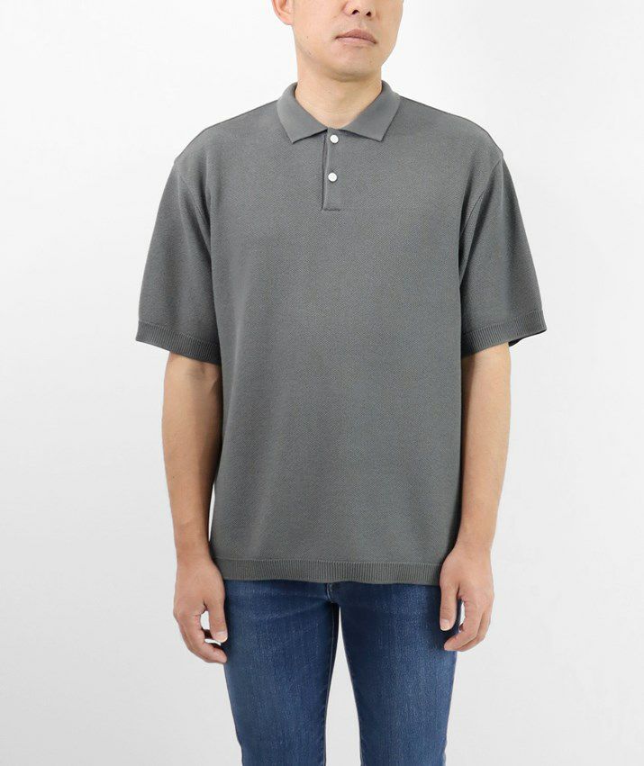 完売品*p(R)ojectR®(プロジェクトアール) ニットポロシャツ Mサイズ p(R)ojectR ニットポロシャツ Knit Polo Shirt アパレル THE