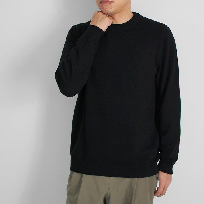 カシミヤ100％メンズクルーネックセーター | Milestone公式オンライン