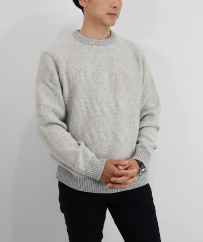 紳士　新品　Dunhill ウール100% グレー ジュ　カーディガン M 紳士 新品 Dunhill ウール100% グレー ジュ カーディガン M