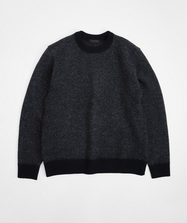 ウール100％メンズタック編みニット セーター | Milestone公式