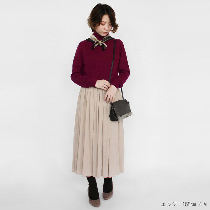 カシミヤ100%タートルネックセーター | Milestone公式オンラインストア