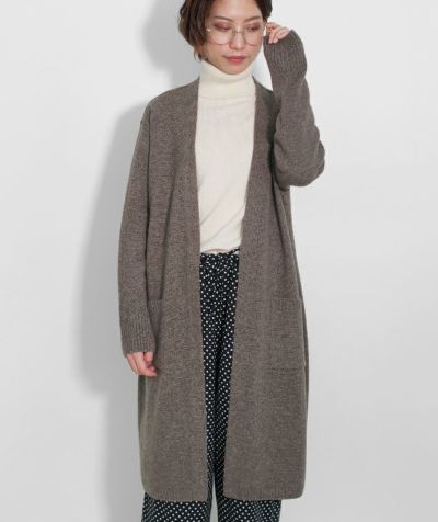 ウールカシミヤロングカーディガン | Milestone公式オンラインストア