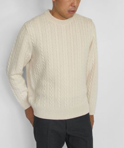 01882-1　バーバリーロンドン　カシミヤ　100% ケーブルニット 01882-1バーバリーロンドンカシミヤ100% ケーブルニット