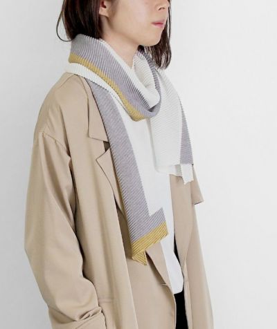 ○ファー付き メランジタイプ カーキ色 ネックウォーマー○n2-92 ○ファー付き メランジタイプ カーキ色 ネックウォーマー○n2-92
