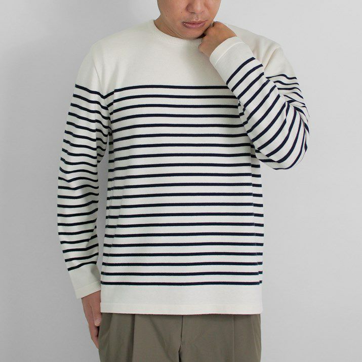 ユナイテッドバンブー　カシミアニット　ボーダー　プルオーバー　カシミヤ trim_ofnls_item77ab9f2c902111e
