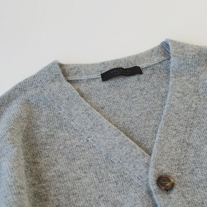実寸確認要　未使用PRLウールカシミヤＶネックカーディガンUS:Sオーバーサイズ カシミヤ100％リラックスVネックカーディガン | Milestone公式