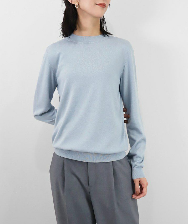 MARK & LONA スカルセーター カシミヤ48 MARK&LONA マークアンドロナ 長袖ニットセーター スカル