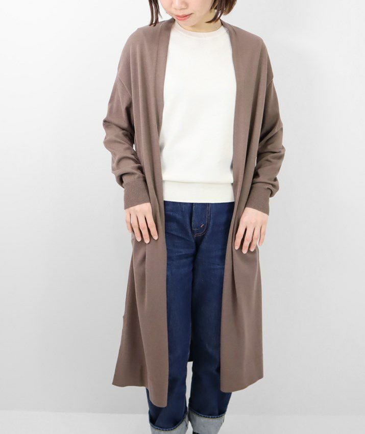 シルクコットンロングカーディガン | Milestone公式オンラインストア