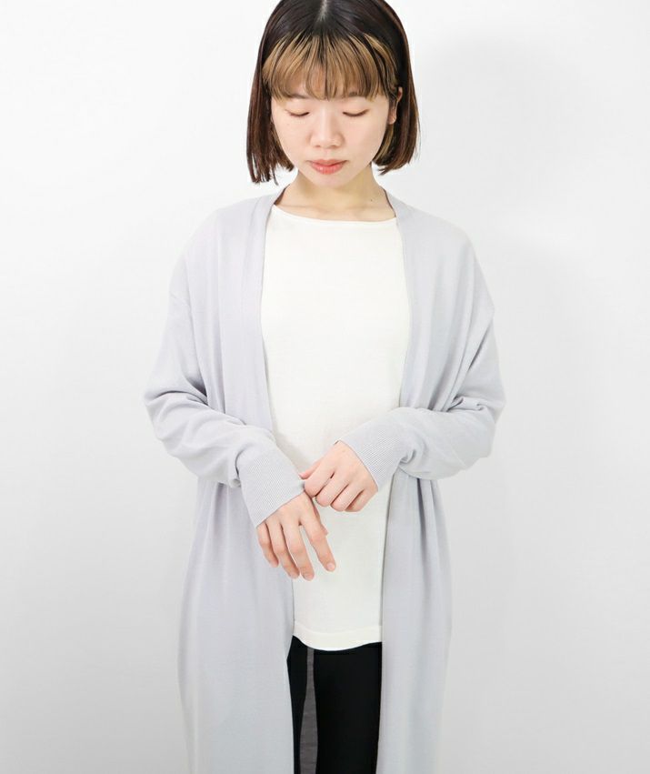 シルクコットンロングカーディガン | Milestone公式オンラインストア