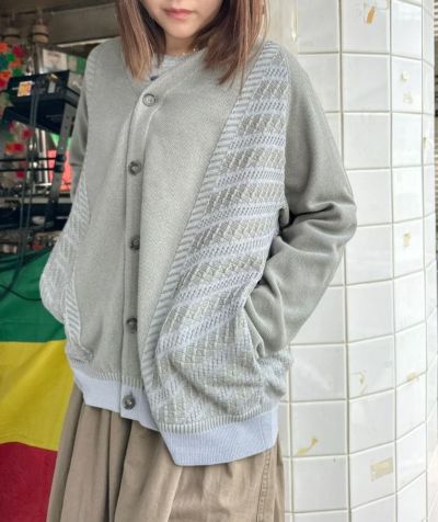 ETRO カーディガン イタリア製 Mサイズ 1M022 メンズ超美品 ライトケーブルボリュームカーディガン/オーバーサイズ/超軽量